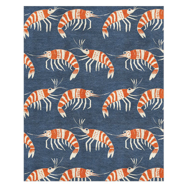 Tile - Animals 013 - Tribal Prawns in 8' x 10' Size