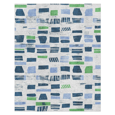 Milo Blue & Green in 8' x 10' Size