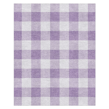 Buffalo Plaid Lilac in 8' x 10' Size