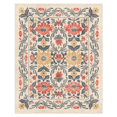 Corriana Navy & Red in 8' x 10' Size
