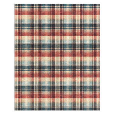 Monaghan Plaid Blue & Red in 10x8ft Size