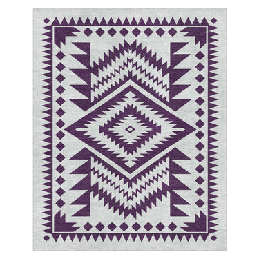 Reyno Eggplant & Stone in 8' x 10' Size