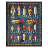 Fishing Lures in 8' x 10' Size