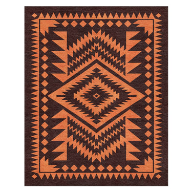 Reyno Orange & Maroon in 8' x 10' Size