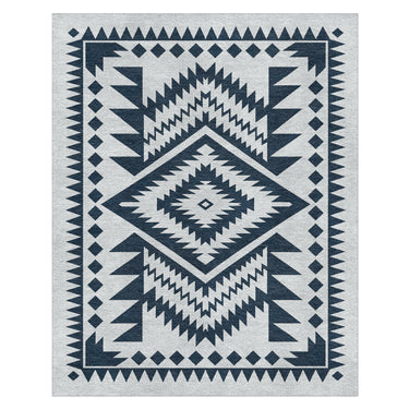 Reyno Navy & Stone in 8' x 10' Size