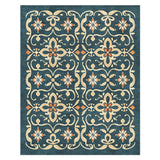 Vanessa Blue & Gold in 10x8ft Size