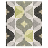 Maxine Grey & Chartreuse in 8' x 10' Size