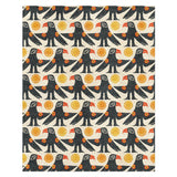 Tribal Birds Ivory in 8' x 10' Size