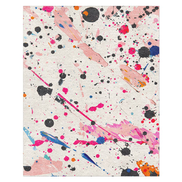 Kayla Paint Splatter in 8' x 10' Size