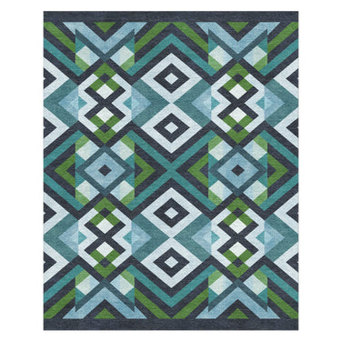 Sonora Blue & Green in 8' x 10' Size