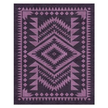 Reyno Lilac & Eggplant in 8' x 10' Size