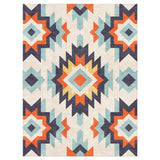 Dakota Blue & Orange in 9' x 12' Size