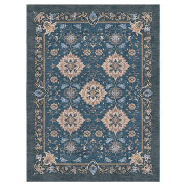 Miriam Navy & Gold in 9' x 12' Size