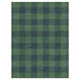 Buffalo Plaid Green & Navy in 9' x 12' Size