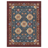 Miriam Navy & Burgundy in 12x9ft Size