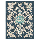 Aubrey Navy & Teal in 9' x 12' Size