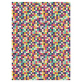 Pixel Mosaic Multicolor in 9' x 12' Size