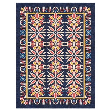 Jasmina Navy Multicolor in 12x9ft Size