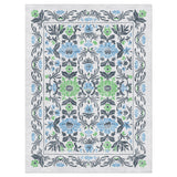 Corriana Blue & Green in 9' x 12' Size