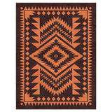 Reyno Orange & Maroon in 9' x 12' Size