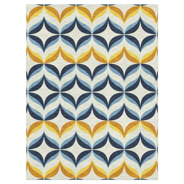Jasper Blue & Gold in 9' x 12' Size