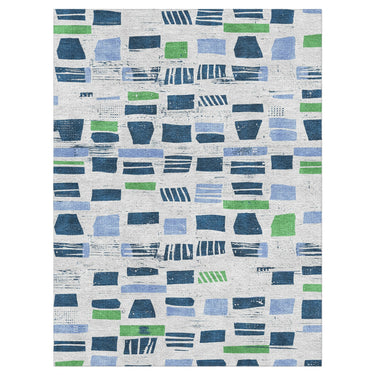 Milo Blue & Green in 9' x 12' Size