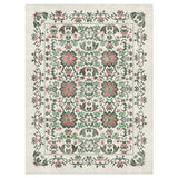 Georgiana Green & Deep Cerise in 9' x 12' Size