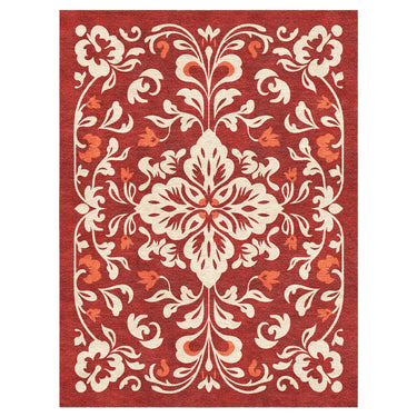 Annette Red & Ivory in 9' x 12' Size
