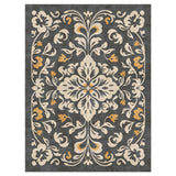 Annette Vintage Black & Yellow in 9' x 12' Size