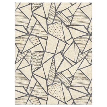 Harlan Ivory & Black in 9' x 12' Size