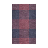Buffalo Plaid Maroon & Navy in 1.5' x 2.5' Size