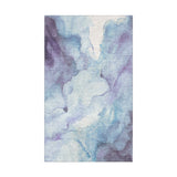 Zephyr Watercolor Blue & Purple in 1.5' x 2.5' Size