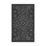 Durand Charcoal Grey in 1.5' x 2.5' Size