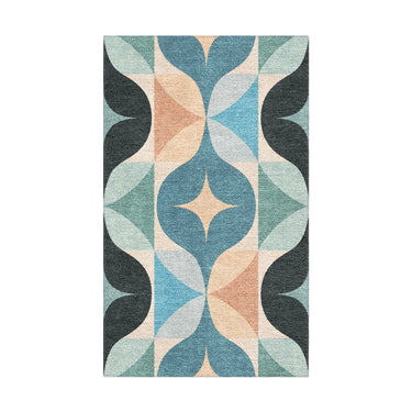 Maxine Seafoam & Peach in 1.5' x 2.5' Size