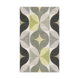 Maxine Grey & Chartreuse in 1.5' x 2.5' Size