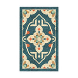 Merrin Blue & Ivory in 18x30in Size