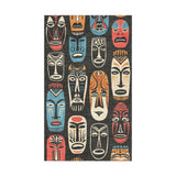 Tribal Masks in 1.5' x 2.5' Size