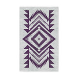 Reyno Eggplant & Stone in 1.5' x 2.5' Size