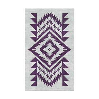 Reyno Eggplant & Stone in 1.5' x 2.5' Size