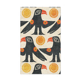 Tribal Birds Ivory in 1.5' x 2.5' Size