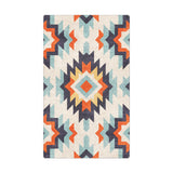 Dakota Blue & Orange in 1.5' x 2.5' Size