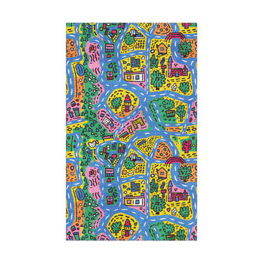 Kid's Road Map in 18x30in Size