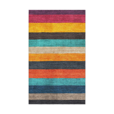 Brush Stripes Multicolor in 1.5' x 2.5' Size