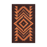 Reyno Orange & Maroon in 1.5' x 2.5' Size