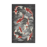 Koi Pond Charcoal in 1.5' x 2.5' Size