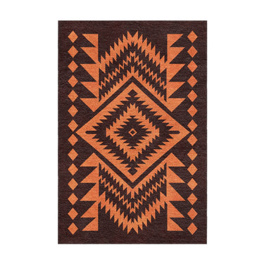 Reyno Orange & Maroon in 2' x 3' Size