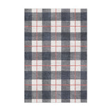 Wallace Plaid Navy & Red in 3x2ft Size
