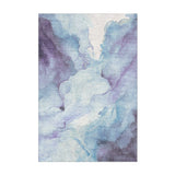 Zephyr Watercolor Blue & Purple in 2' x 3' Size