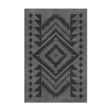 Reyno Black & Charcoal in 2' x 3' Size