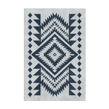 Reyno Navy & Stone in 2' x 3' Size